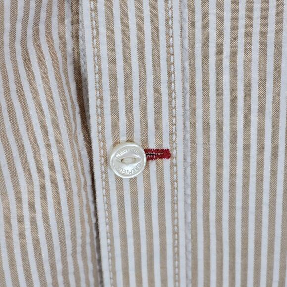 DANIEL CREMIEUX CLASSICS Shirt Mens XL 100% Linen Short Sleeve ButtonUp Pockets - Picture 5 of 10